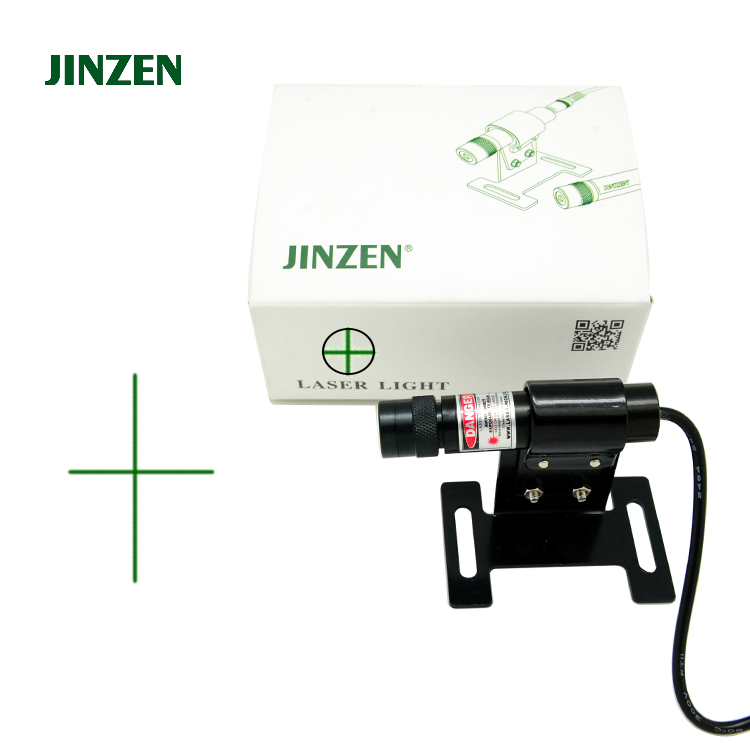 JINZEN金振镭射灯红色/绿色一字/圆点/十字定位专用360度可转-