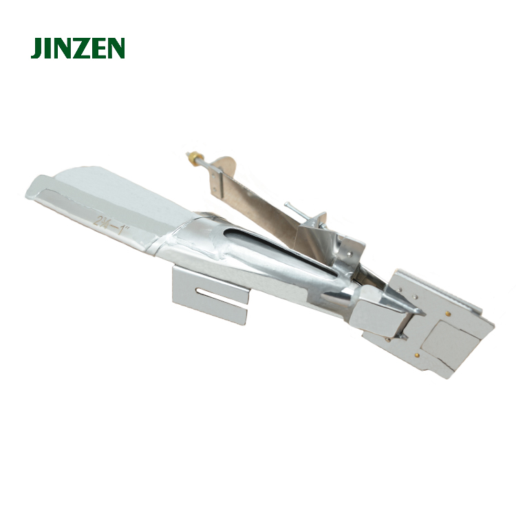 JINZEN F538/DY154卷边三尖侧贴筒蝴蝶撸子衬衫包边器袖叉喇叭-